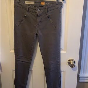 Pilcro zipper skinny jeans.